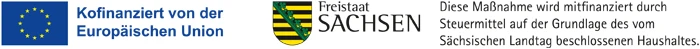 Kofinanziert von der Europäischen Union und vom Freistaat Sachsen